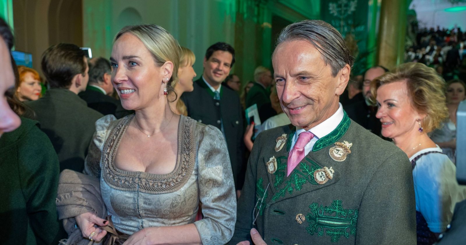 Nadja Bernhard und Christian Rainer auf dem Jägerball