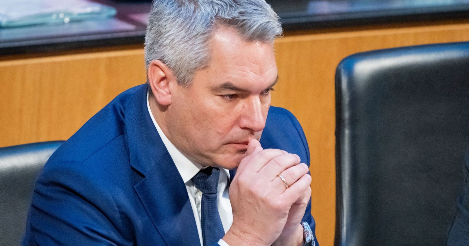 Karl Nehammer hat seinen Rücktritt verkündet.