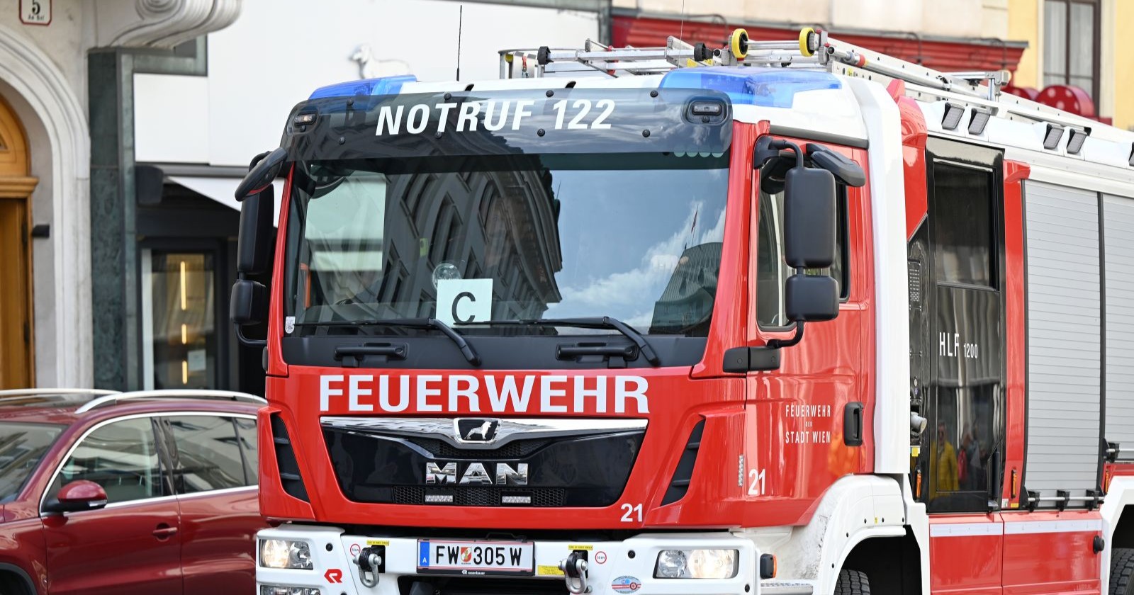 Feuerwehrwagen in Wien
