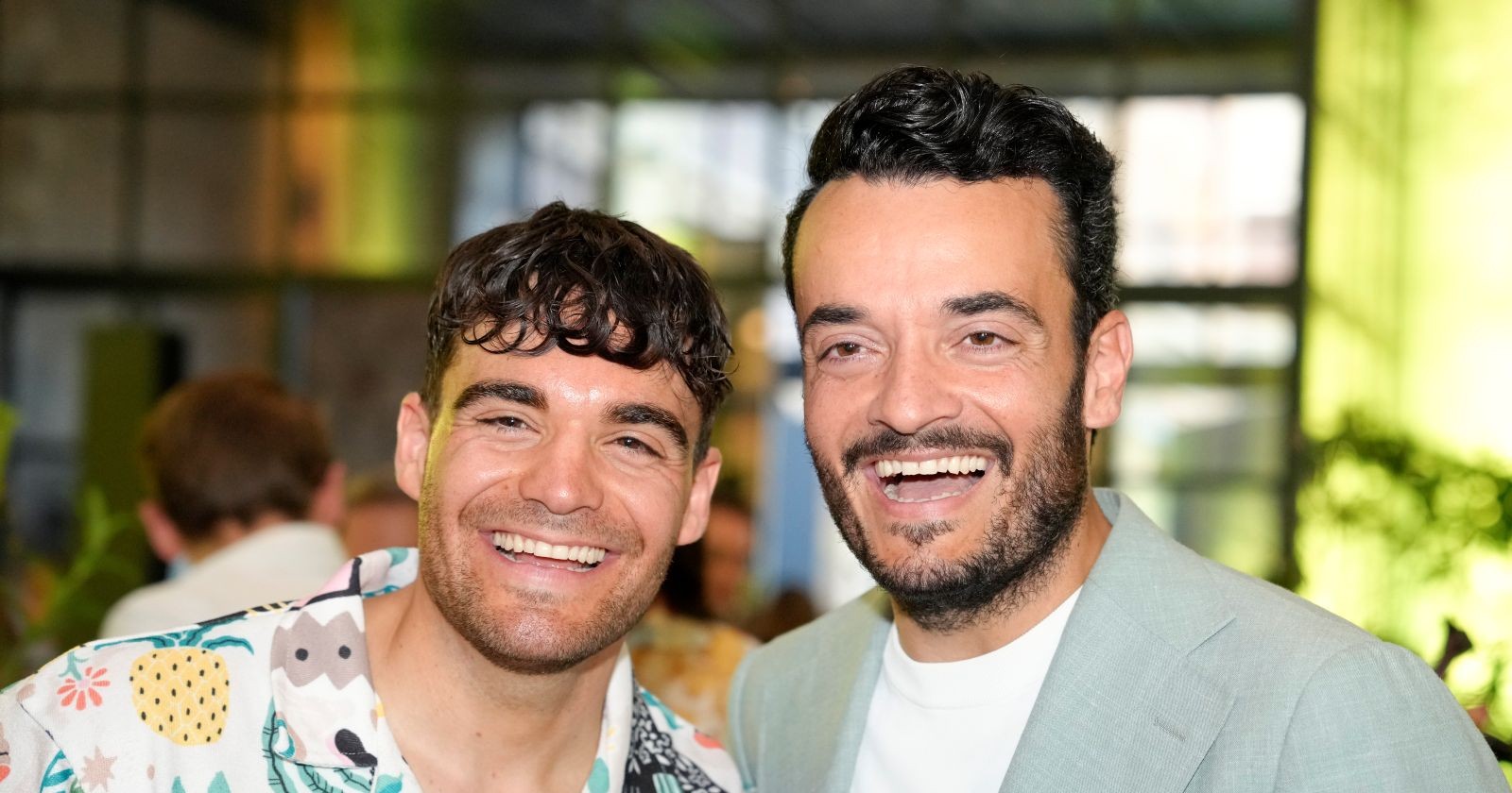 Stefano und Giovanni Zarrella lachen