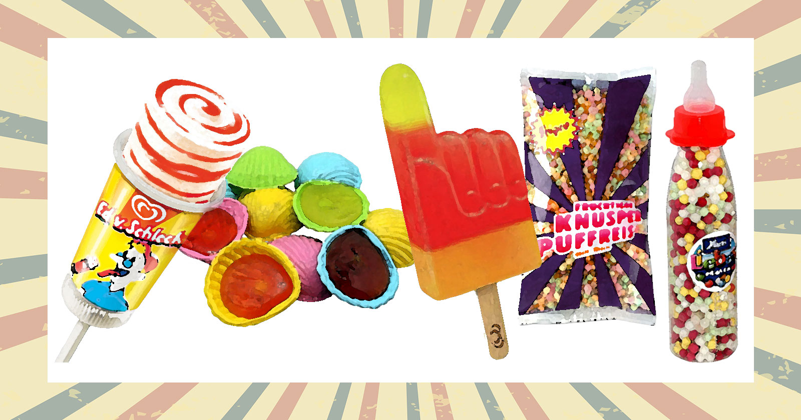 Retro-Süßigkeiten | Credit: Weekend Magazin/Collage