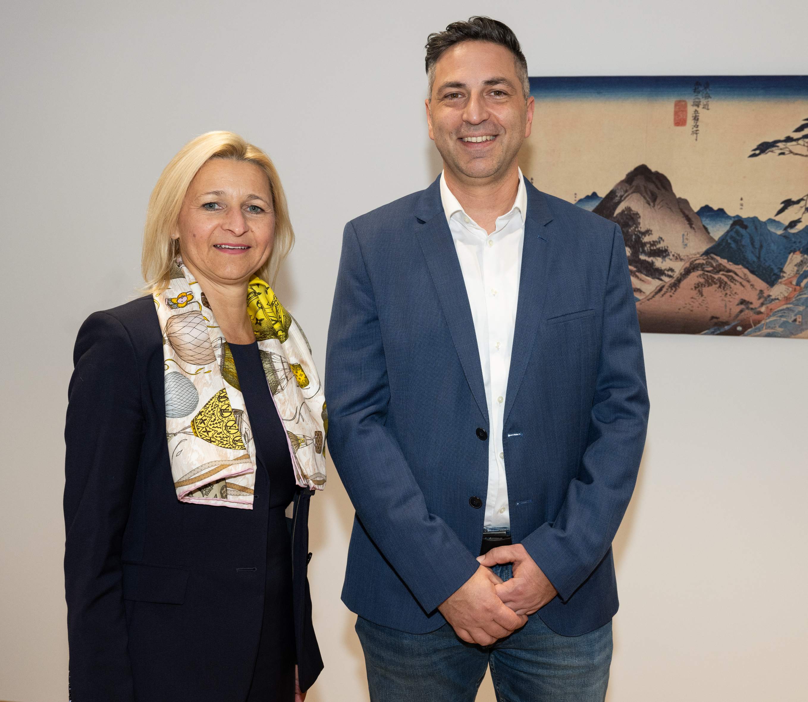 Eine Frau und ein Herren