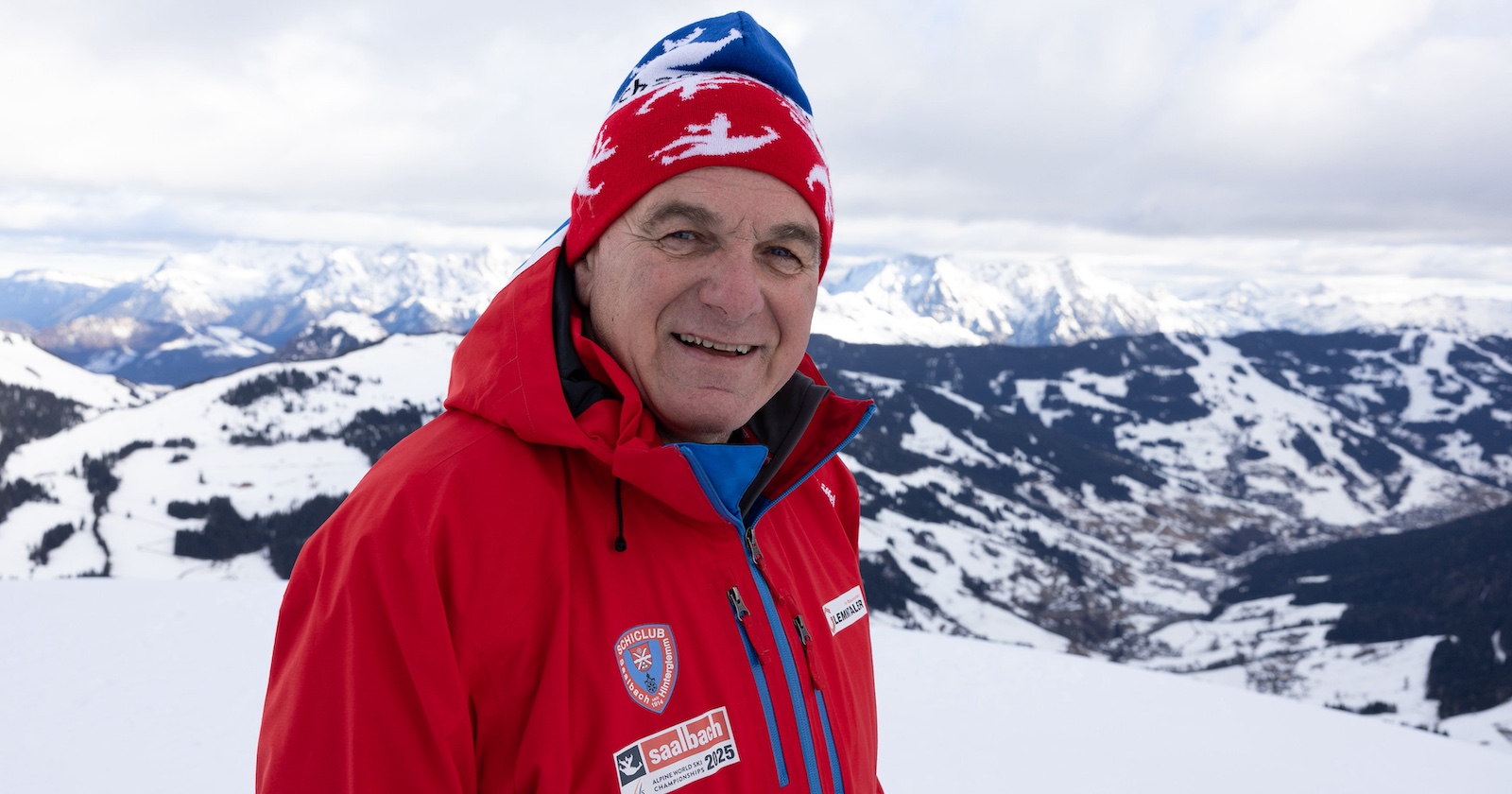 Bartl Gensbichler im winterlichen Saalbach.