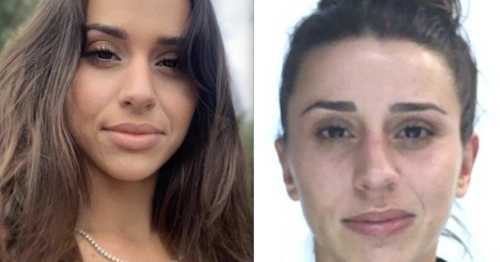 Fahndungsfotos von Tania Gomez