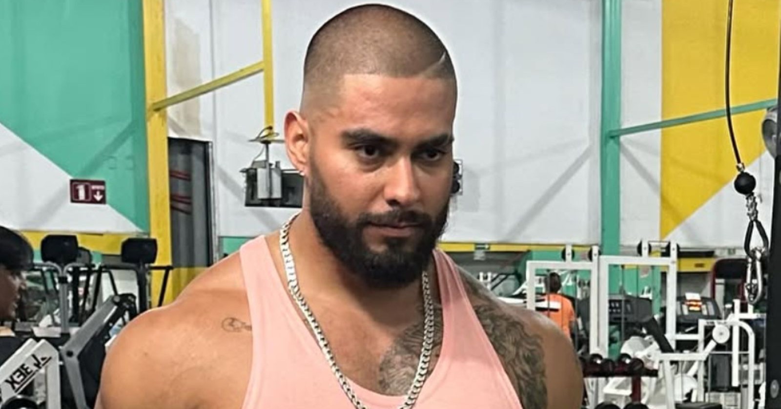 Grishall Disner im Fitnessstudio