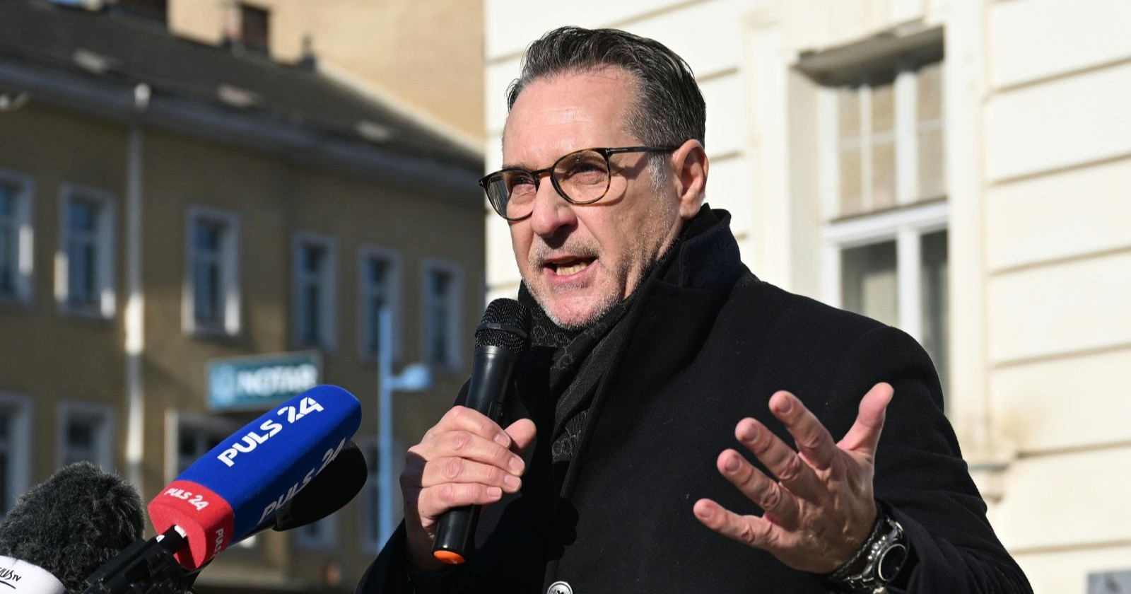 Heinz-Christian Strache in Floridsdorf