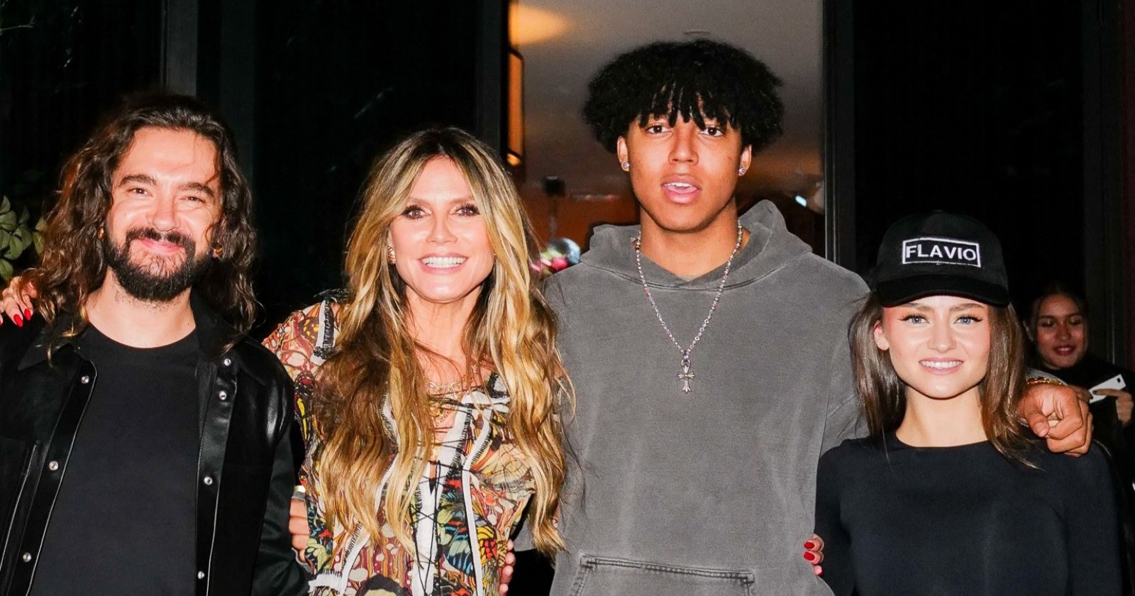 Tom Kaulitz, Heidi Klum, Johan Samuel, Leni Klum