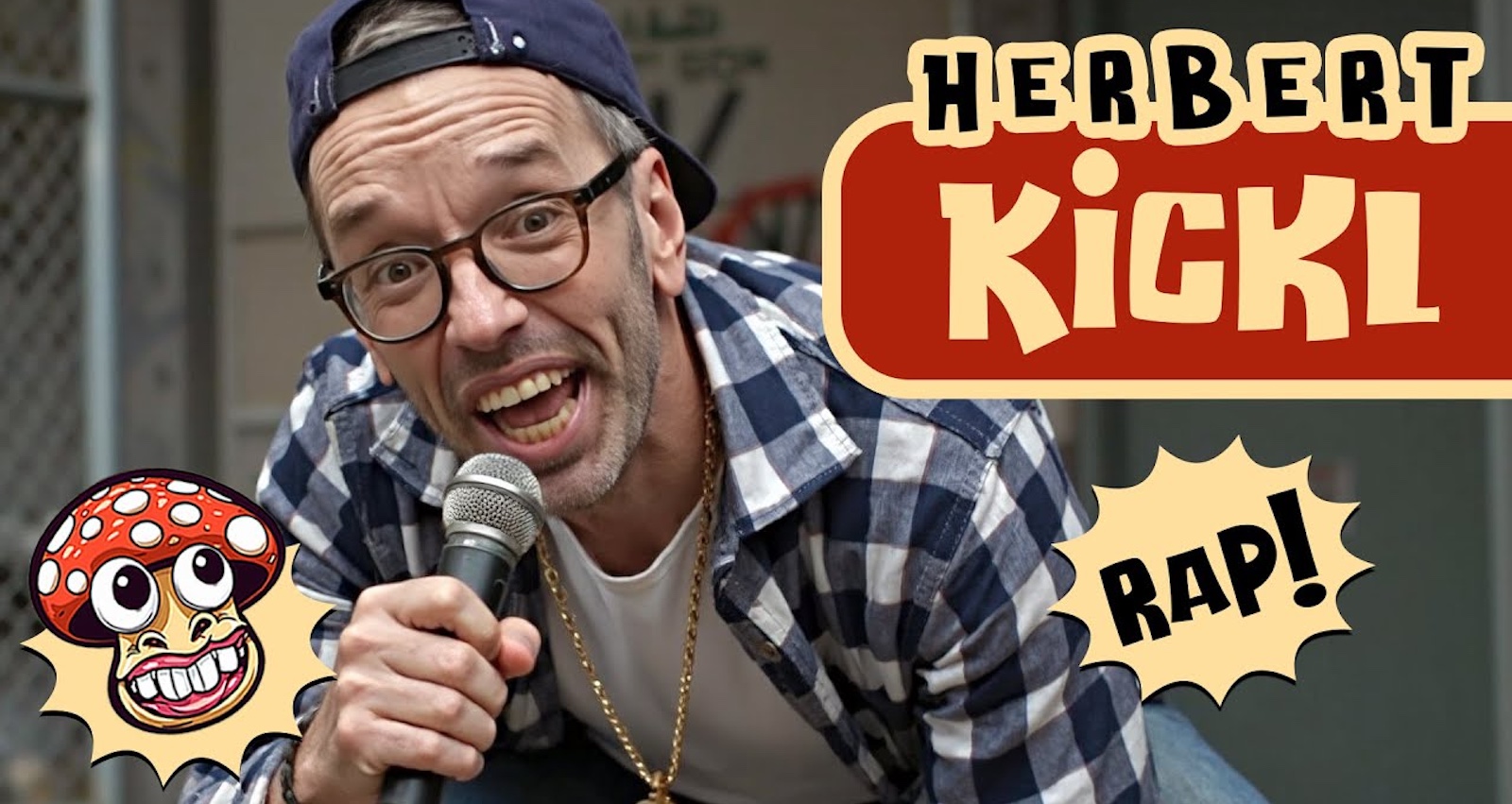 Ein Deepfake-Bild von Herbert Kickl als Rapper