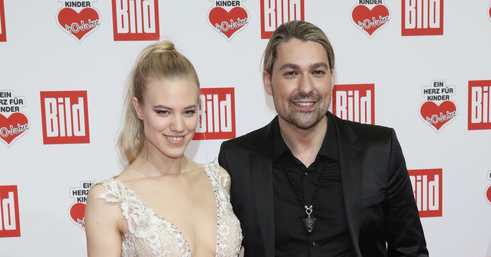 Model Larissa Marolt und David Garrett