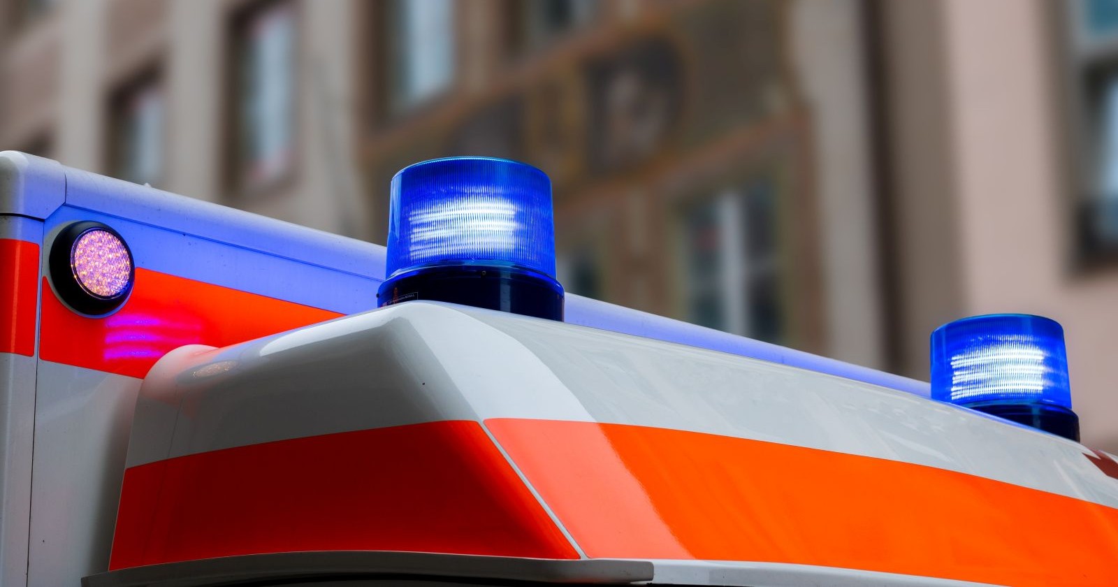 Sirenen eines Rettungswagens