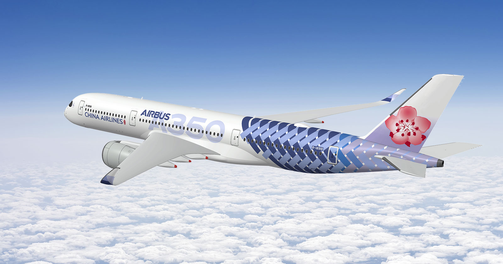 Flugzeug über den Wolken | Credit: China Airlines