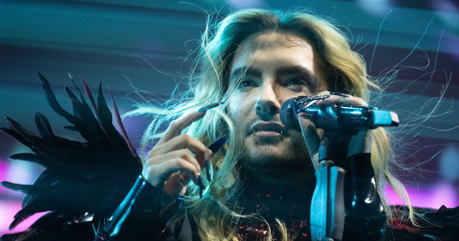 Bill Kaulitz auf der Bühne