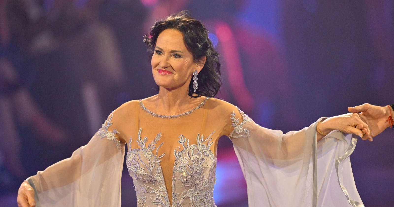 Eva Glawischnig bei der dritten Live-Show.