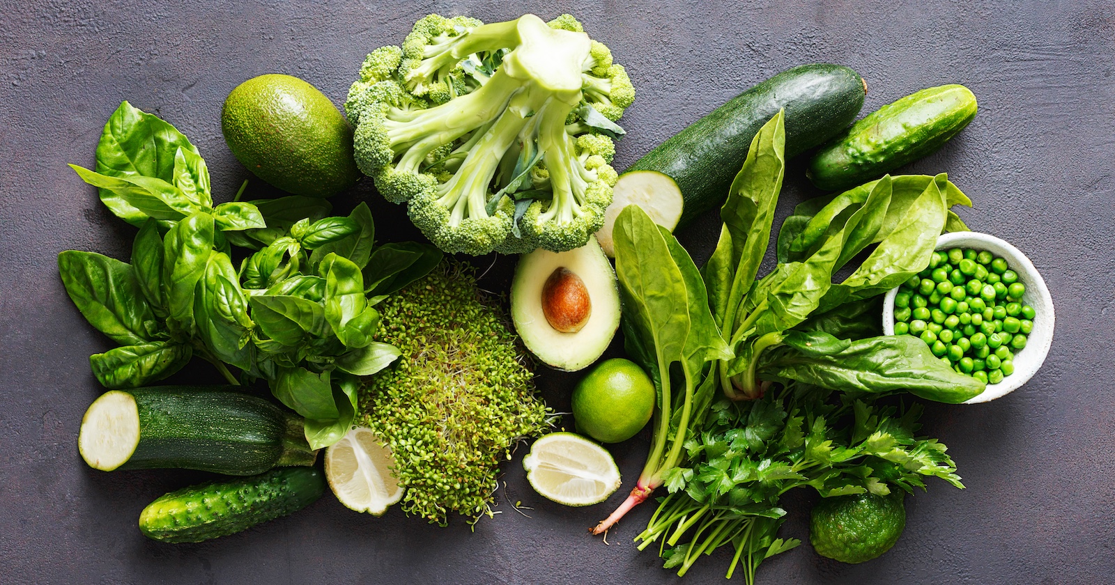 Verschiedenes, grünes Gemüse