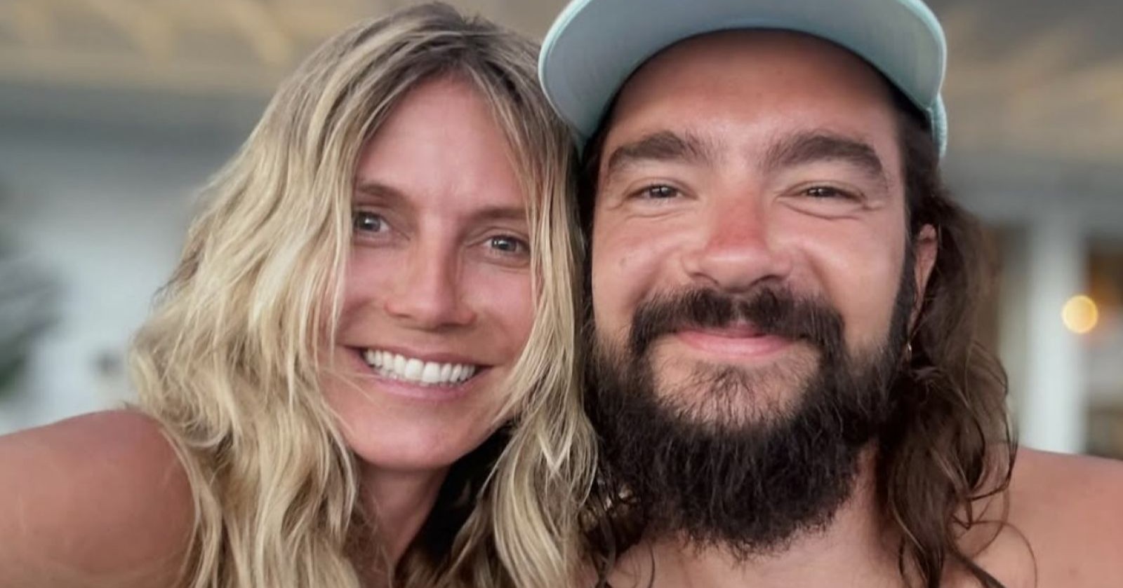 Heidi und Tom Kaulitz lächeln