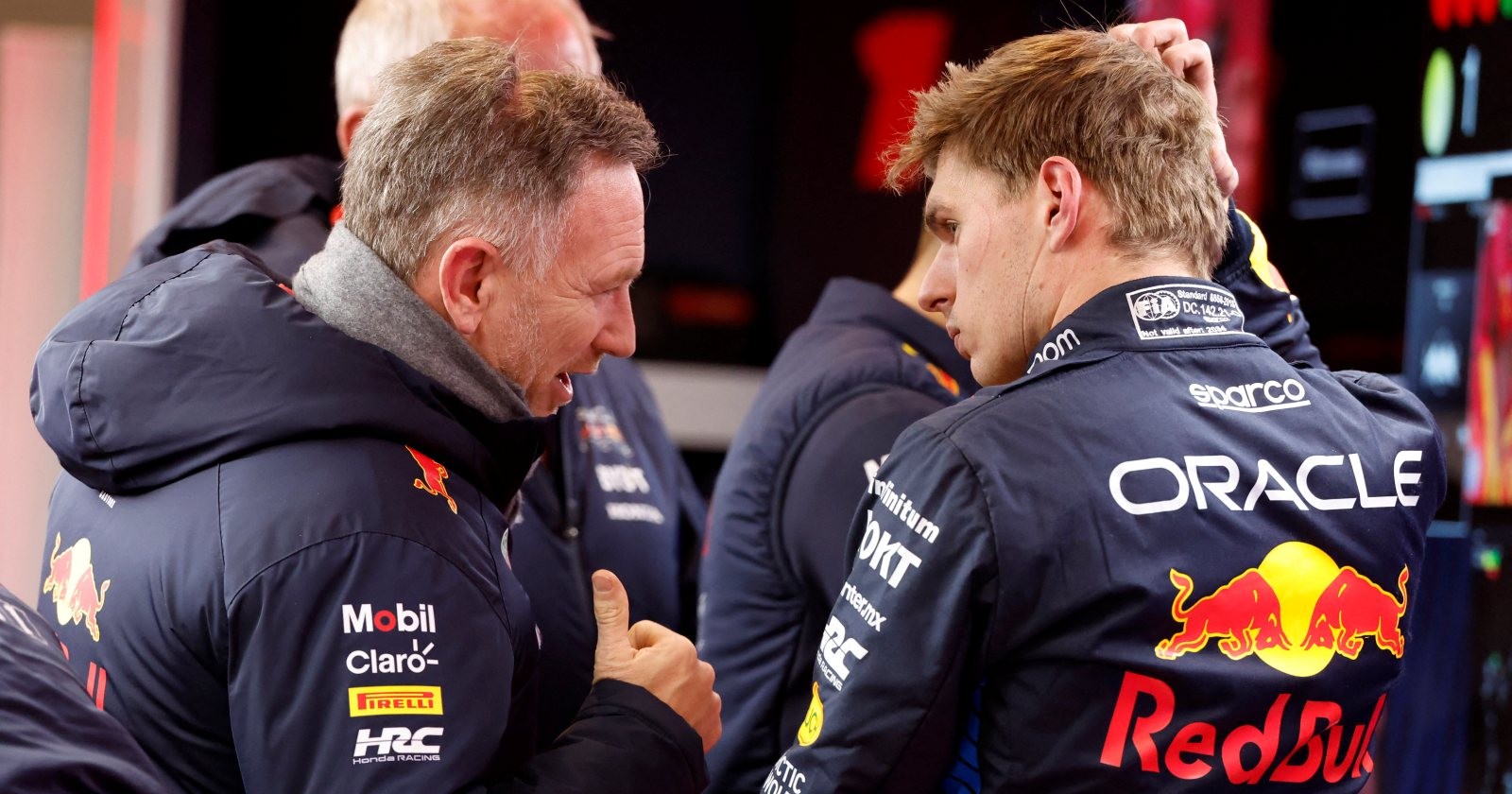 Christian Horner und Max Verstappen