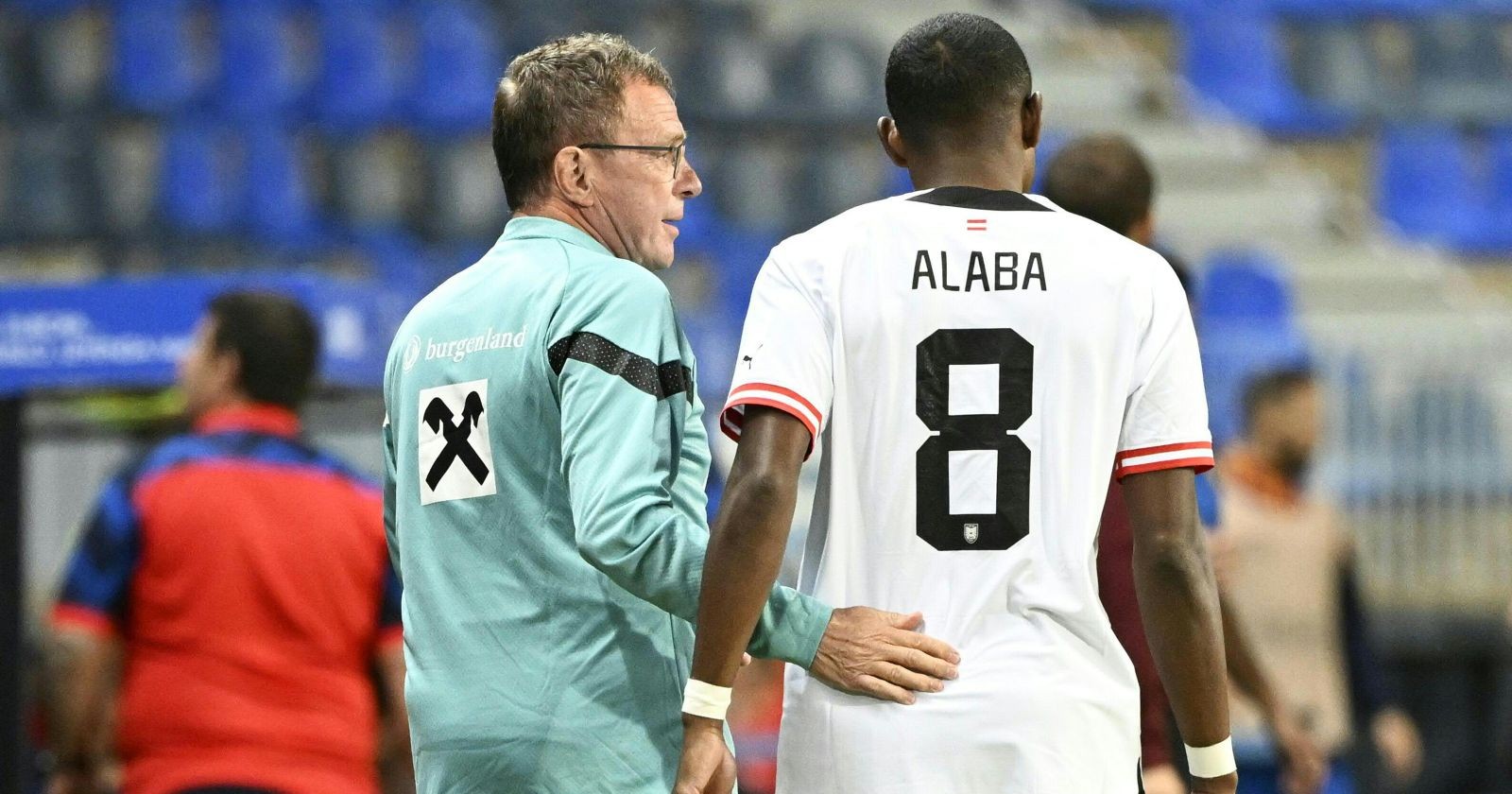 Ralf Rangnick und David Alaba