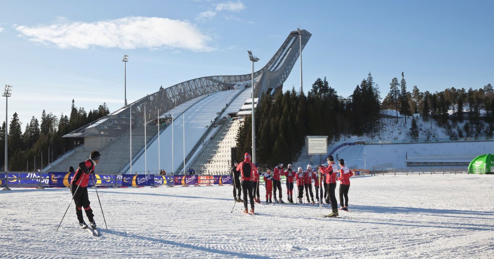 Nordische Anlage am Holmenkollen in Oslo