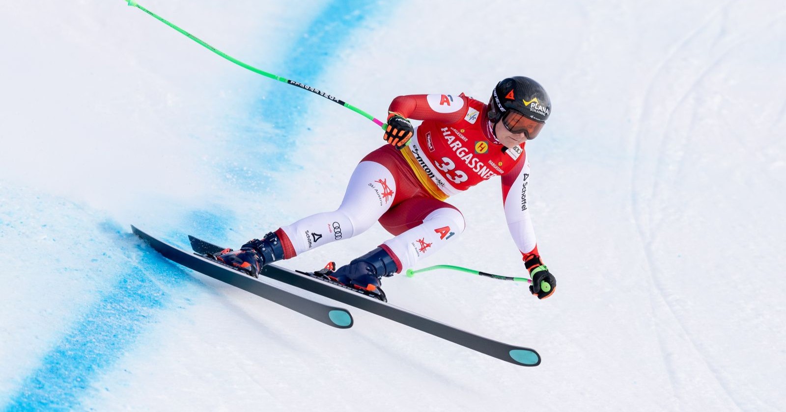 Tamara Tippler auf der Piste