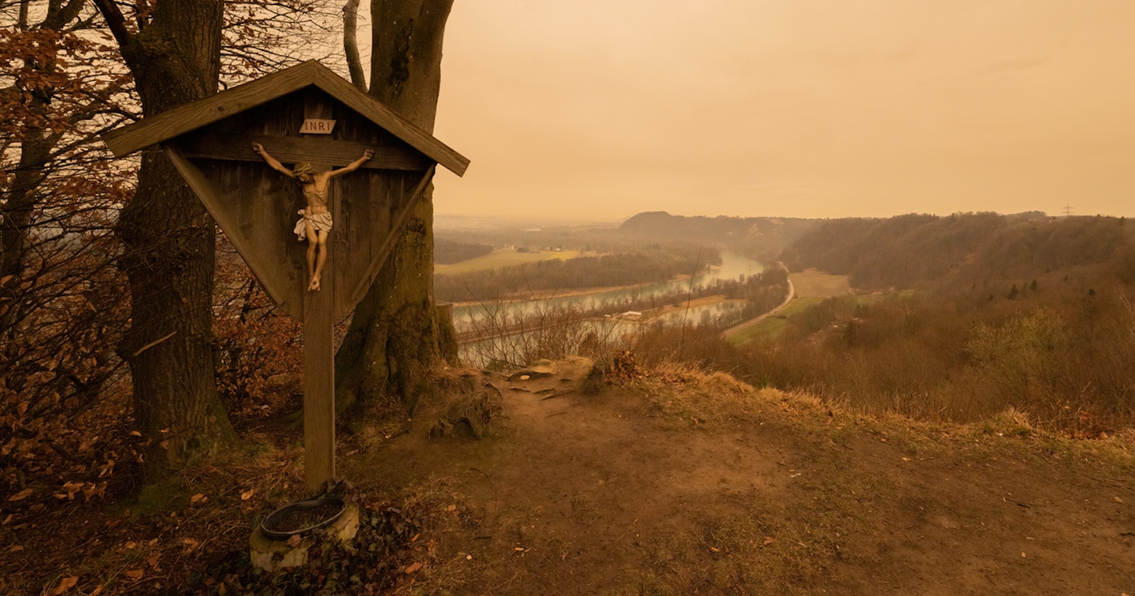 Saharastaub über Österreich.