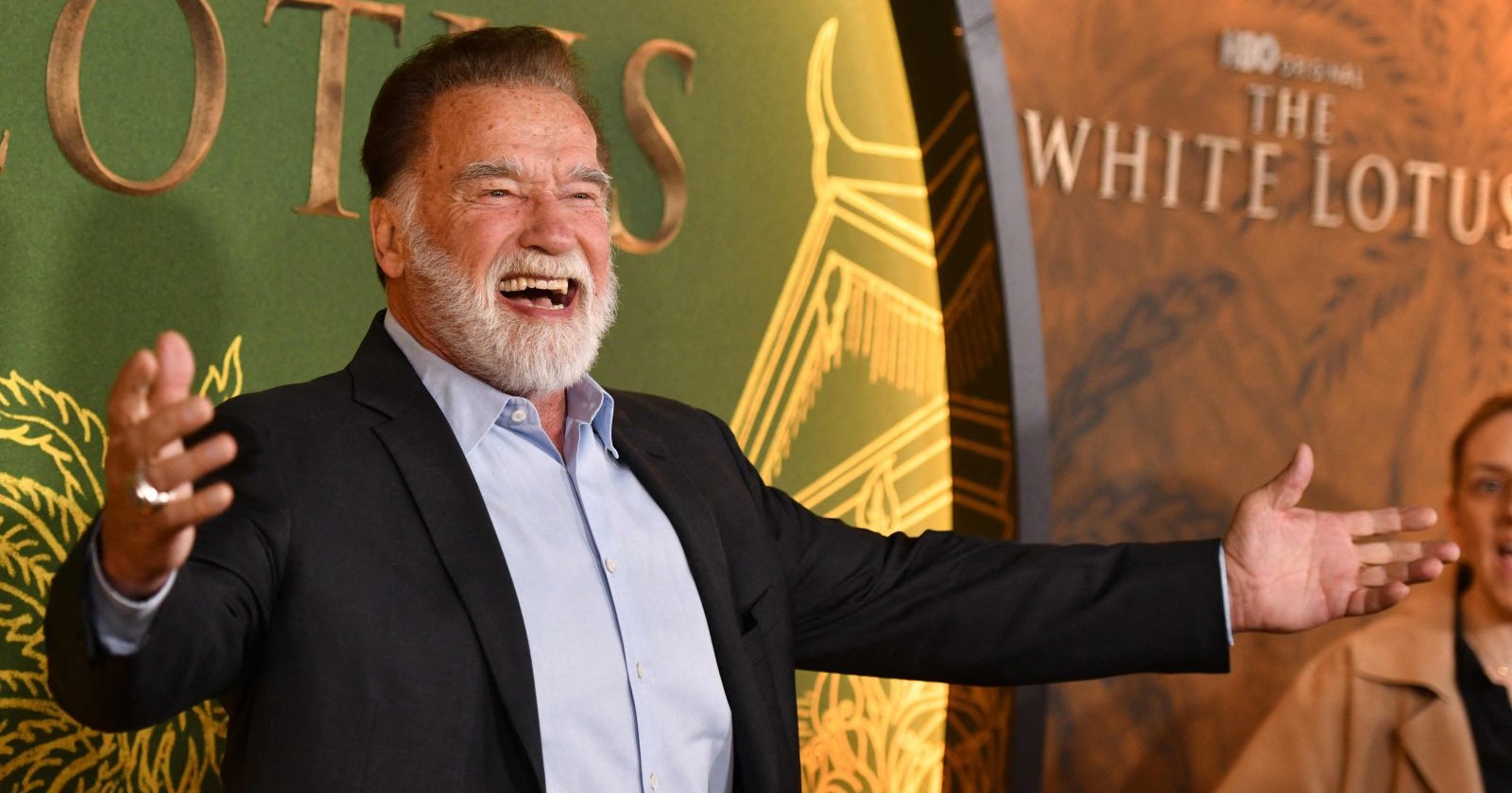 Arnold Schwarzenegger bei einer Veranstaltung.