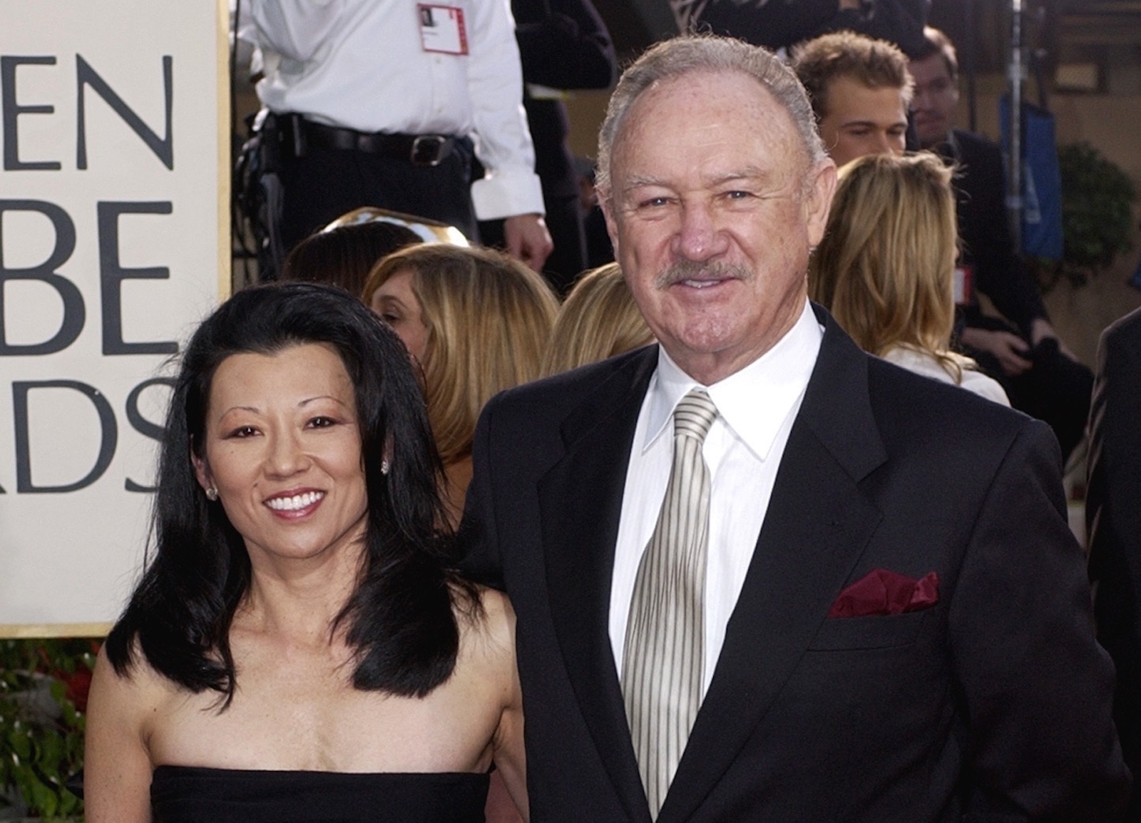 Gene Hackman und Betsy Arakawa bei einer Veranstaltung.