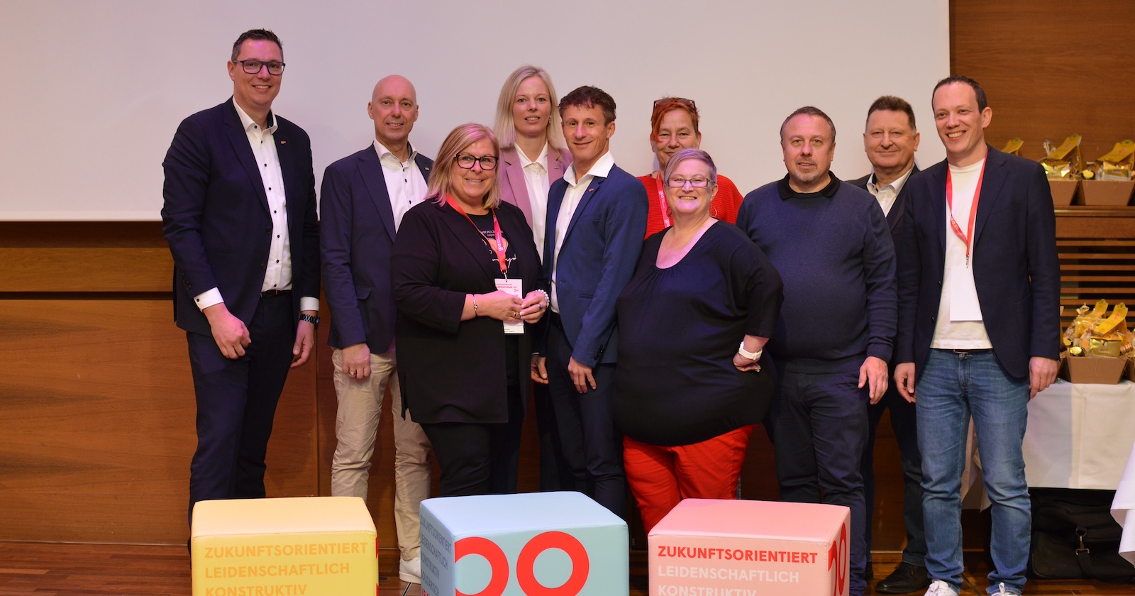 Das Team des Landespräsidiums der Gewerkschaft GPA Salzburg.