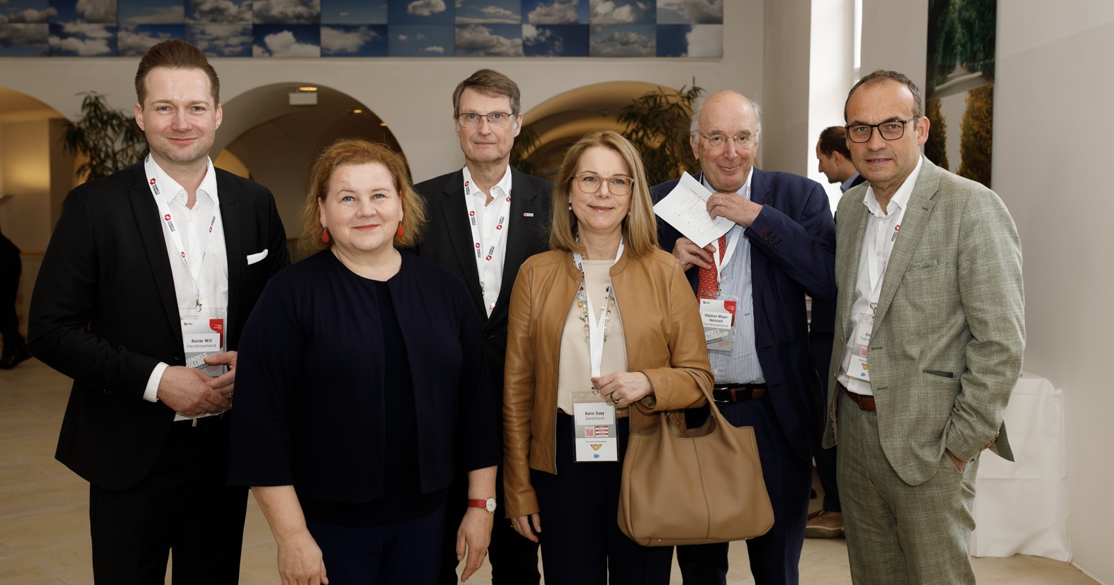 Gäste und Gastgeber beim Handelskolloquium 2025