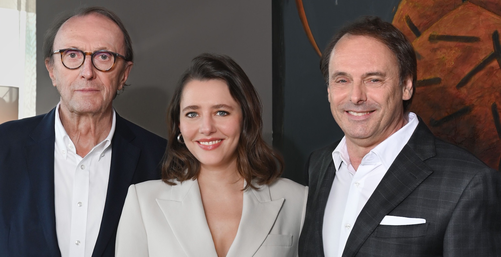 Porträt, nebeneinander stehend