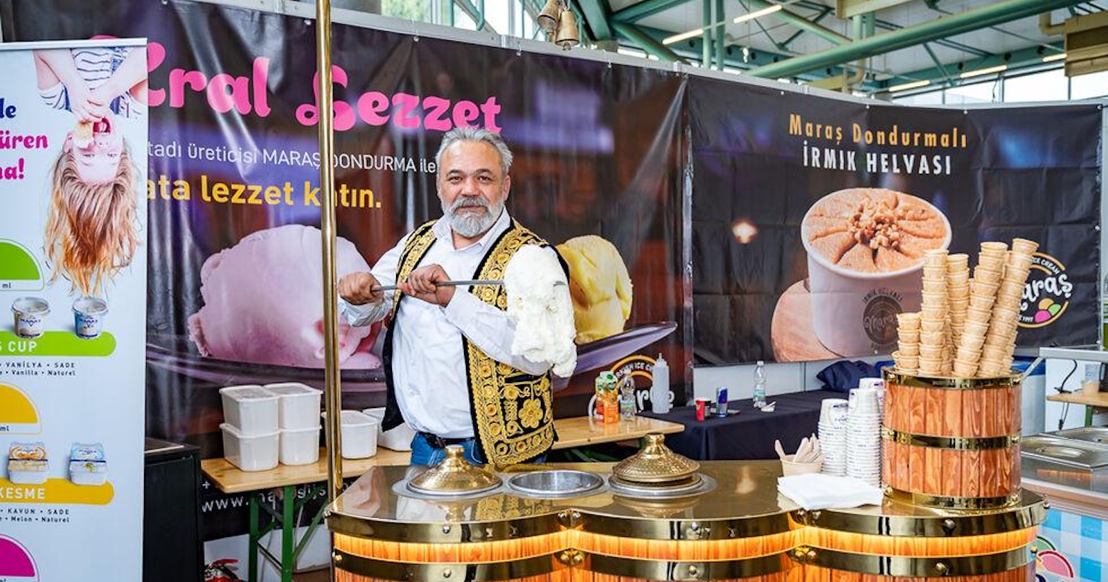 Die Besucher wurden kulinarisch mit traditionellen Spezialitäten aus Anatolien verwöhnt.