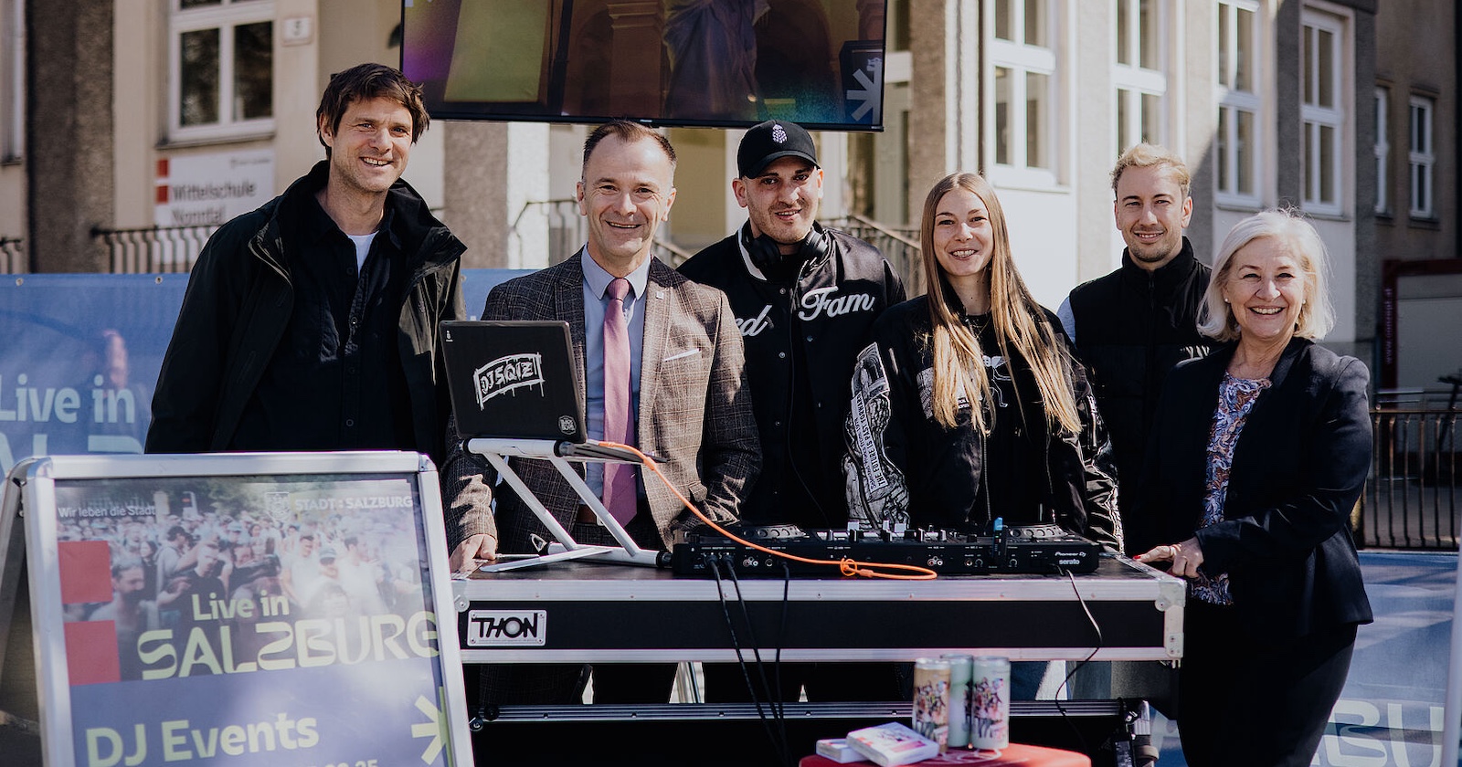 Vertreter des Events.