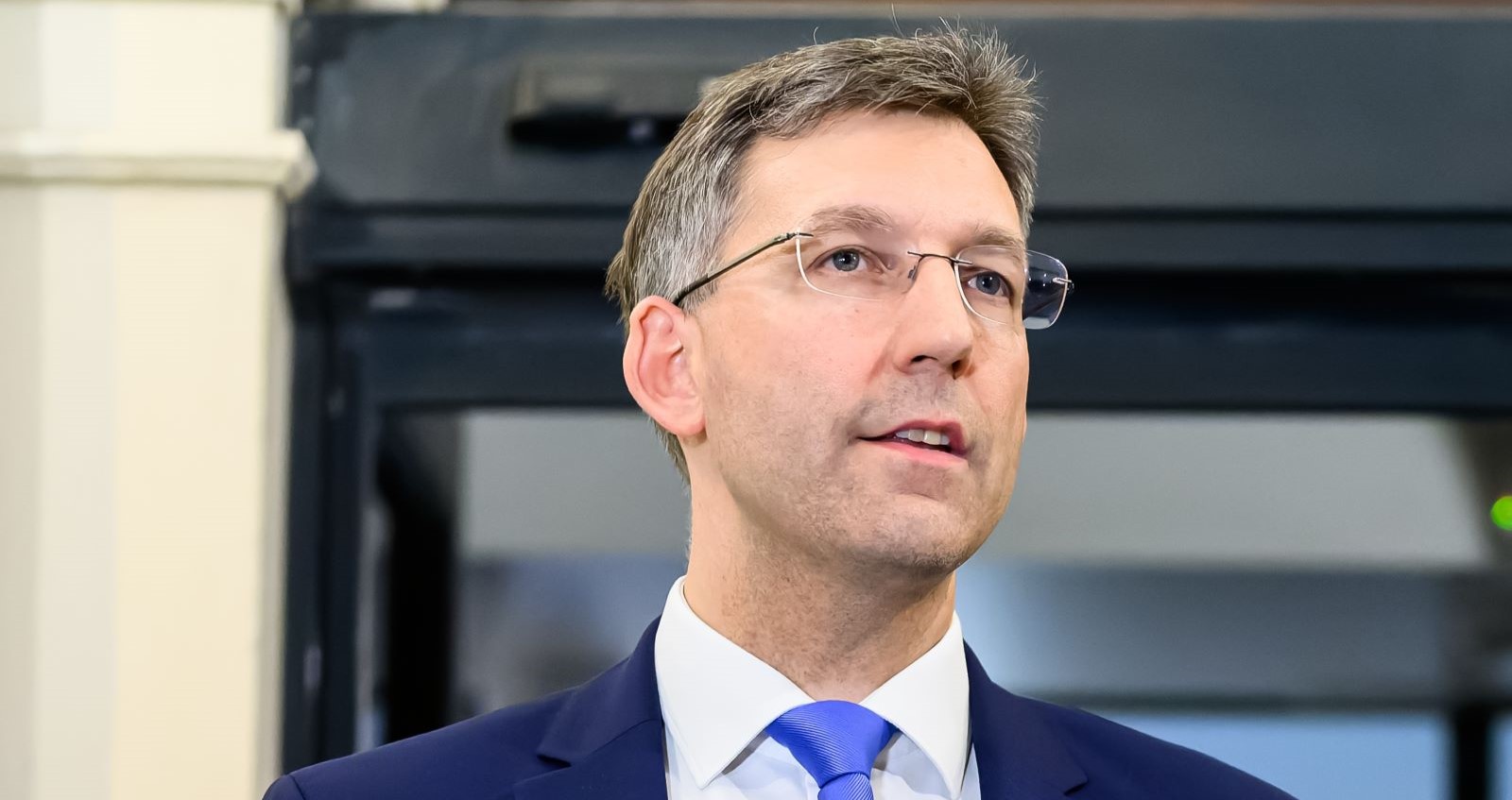 Markus Figl, neuer geschäftsführender Obmann der Wiener ÖVP, bei einem Pressestatement nach seiner Wahl.