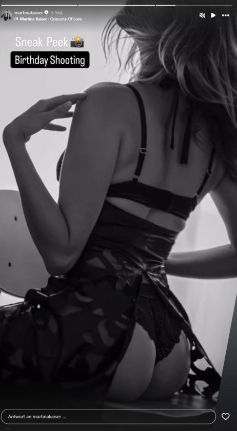 Martina Kaiser in Dessous