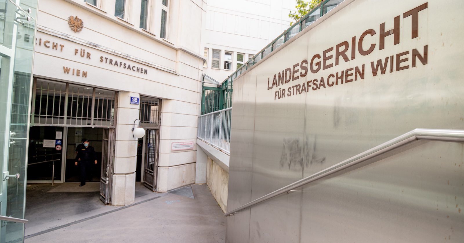 Außenansicht des Wiener Landesgerichts