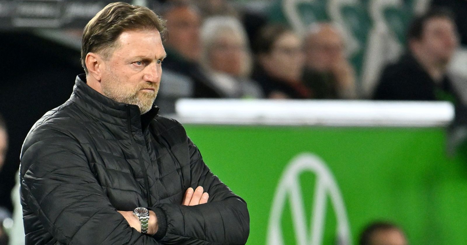 Ralph Hasenhüttl auf der Seitenlinie des VFL Wolfsburg