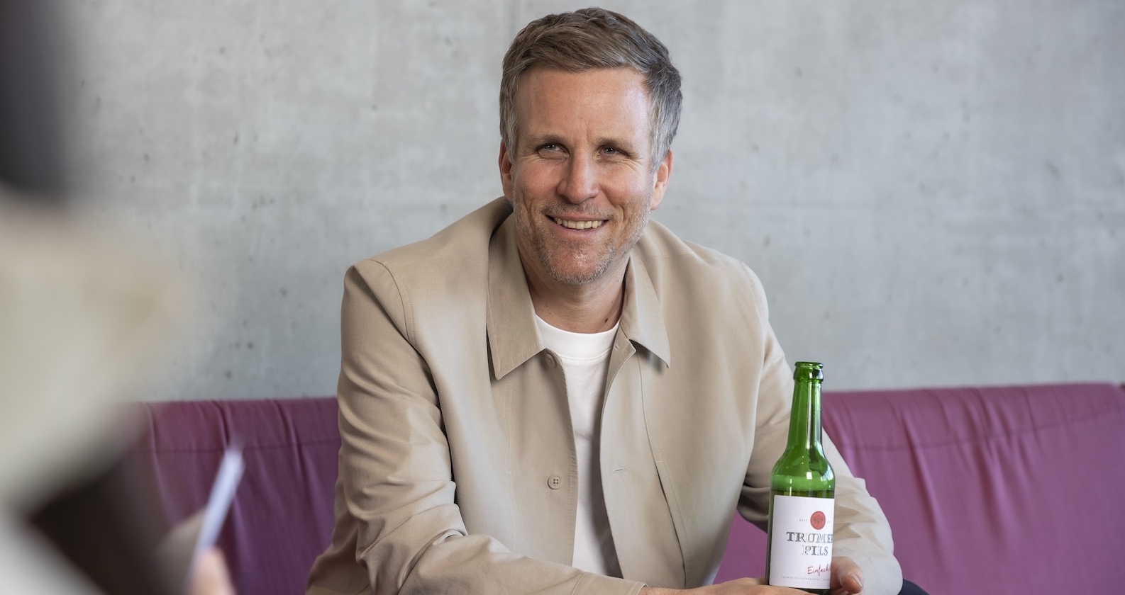 Josef Seppi Sigl beim Interview.