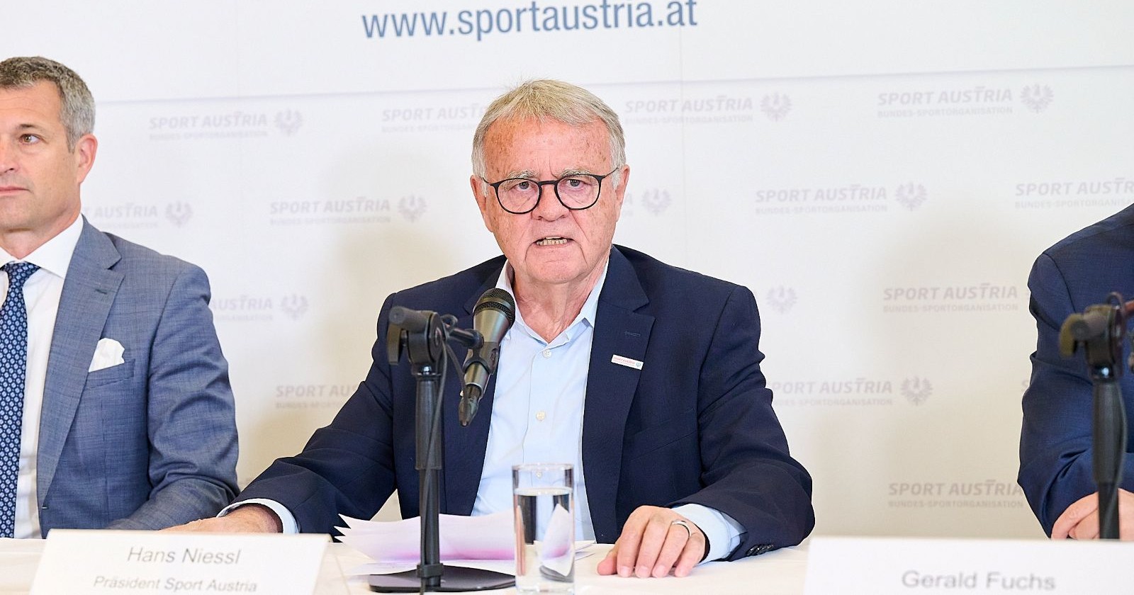 Sport Austria-Präsident Hans Niessl, 14.05.2025, Haus des Sports, Wien