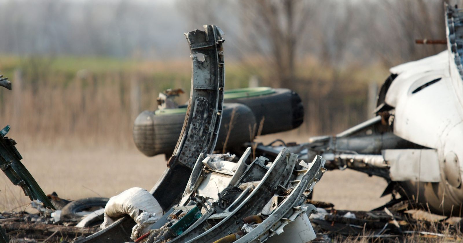 Wrack eines Kleinflugzeuges