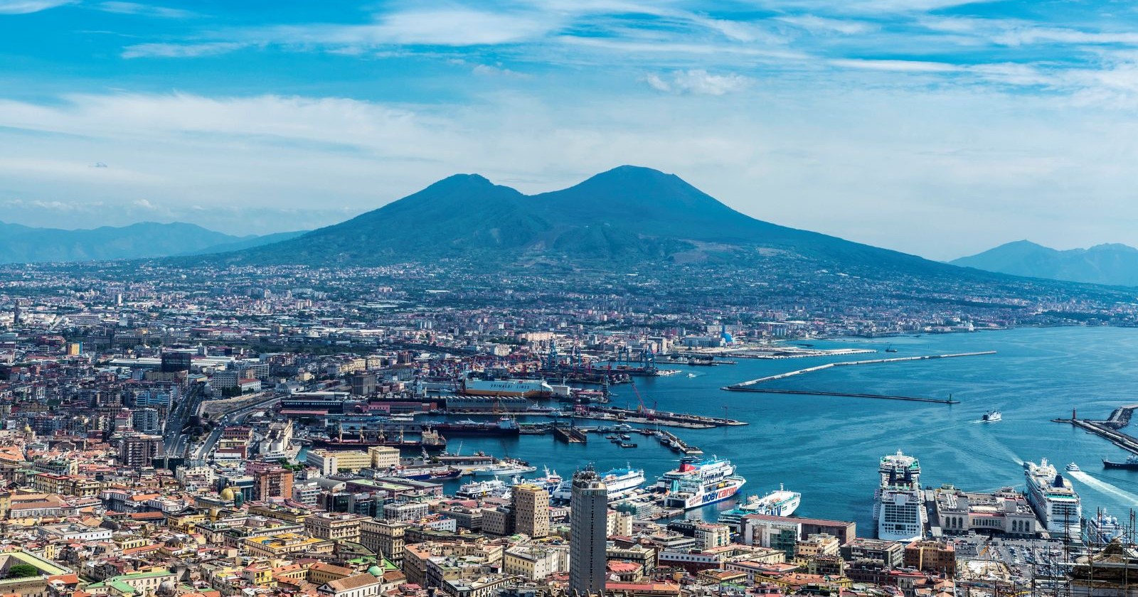Panorama über Neapel