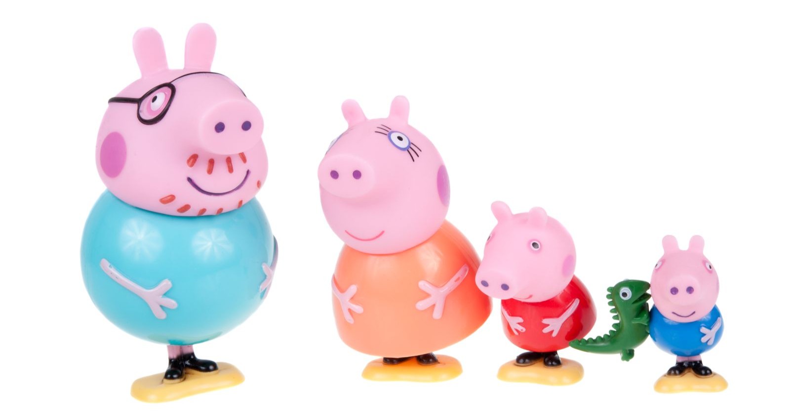 Peppa Wutz-Familie: bunte Plastikfiguren