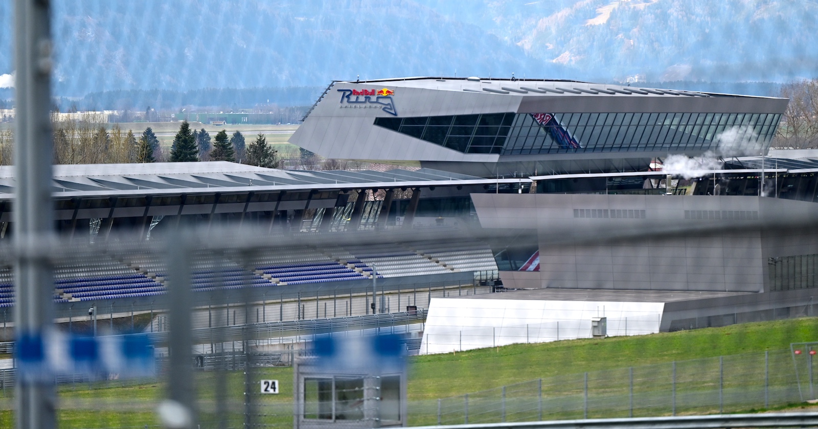 Gebäude am Red Bull Ring in Spielberg.