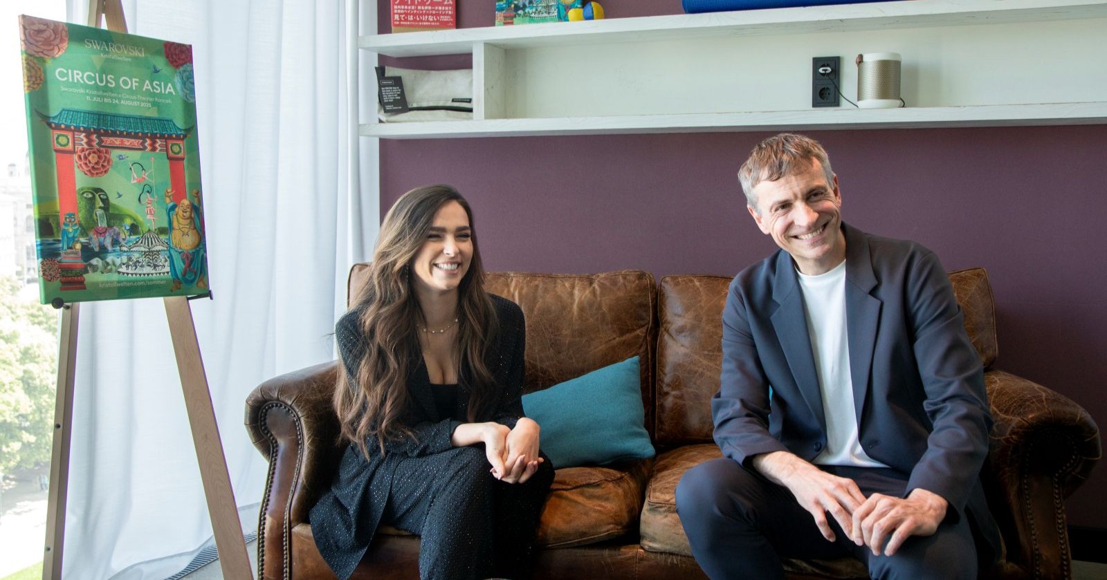 Lili Paul Roncalli und Stefan Isser lächeln