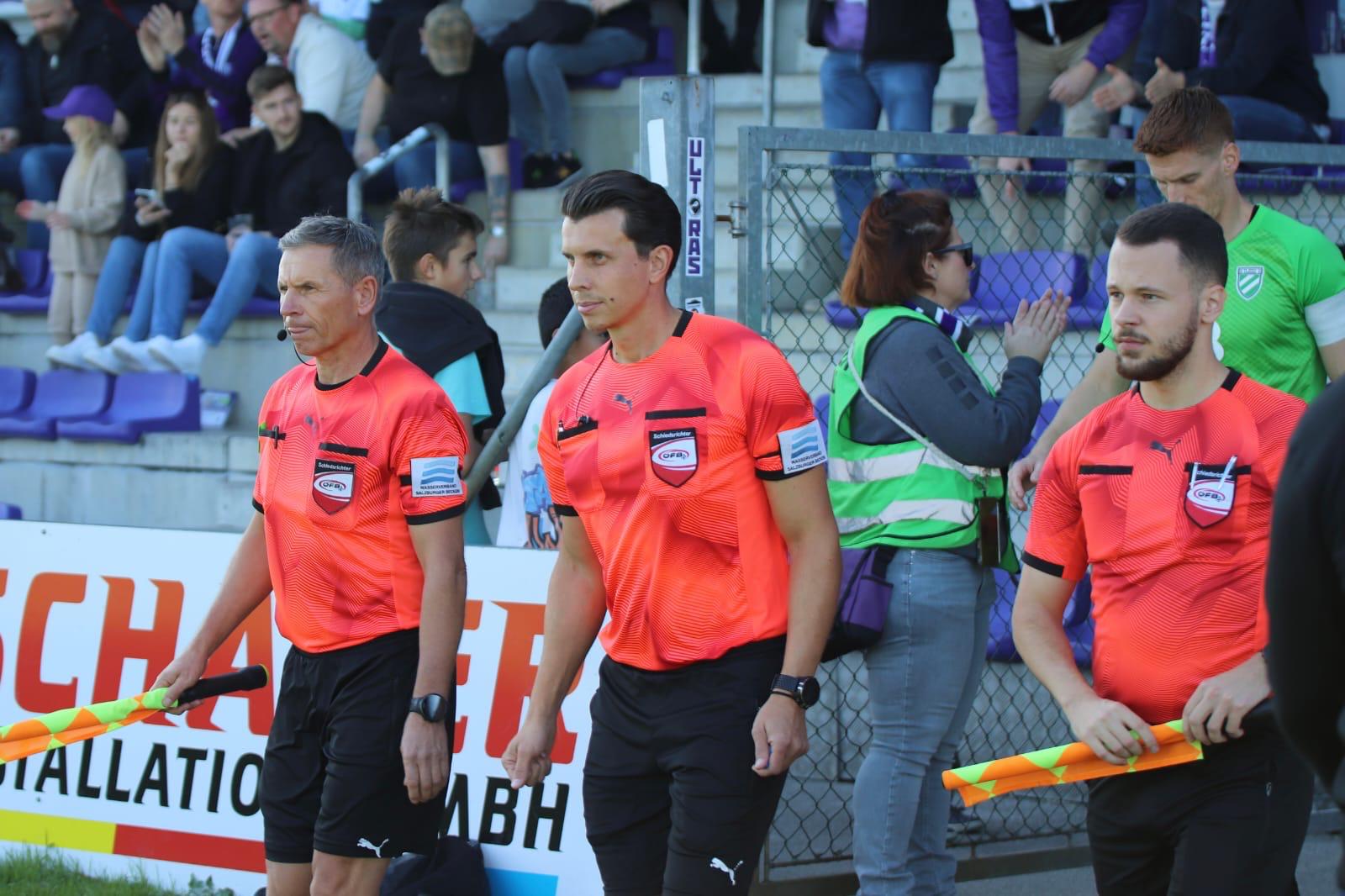 SFV-Schiedsrichter im Einsatz – immer mit bester Laune auf dem Platz.