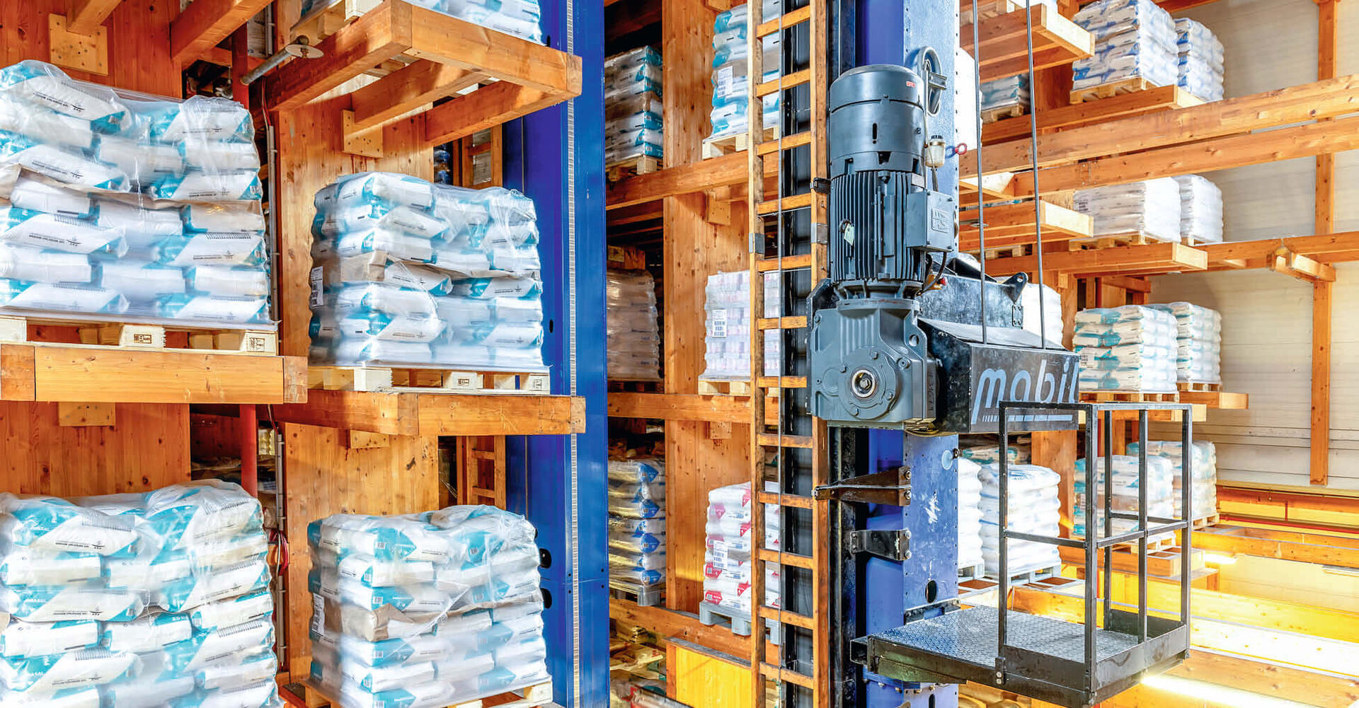 Eine Investition in den Verpackungsbereich soll aus den aktuell 700.000 Paletten verpackter Ware schon bald 900.000 machen.