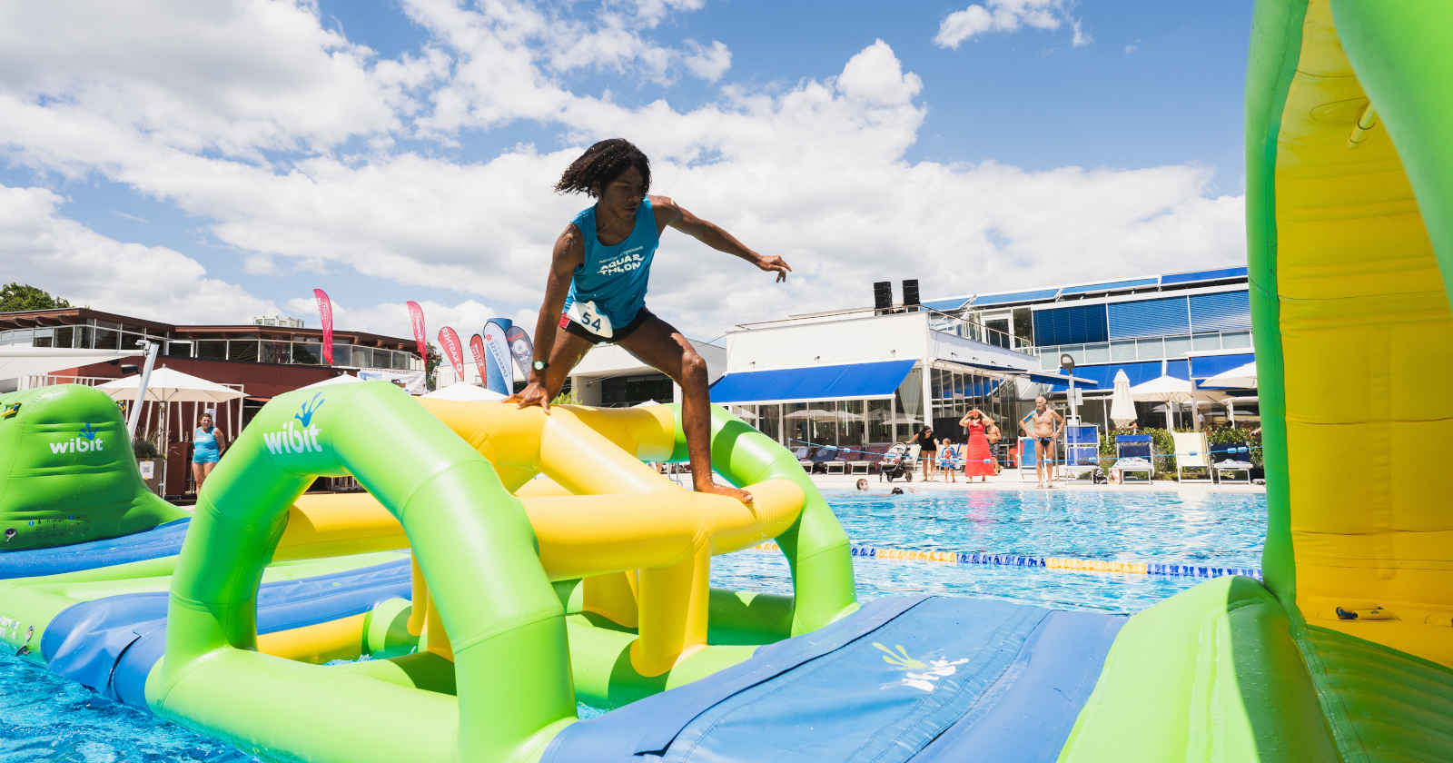 Hindernisse im Wasser