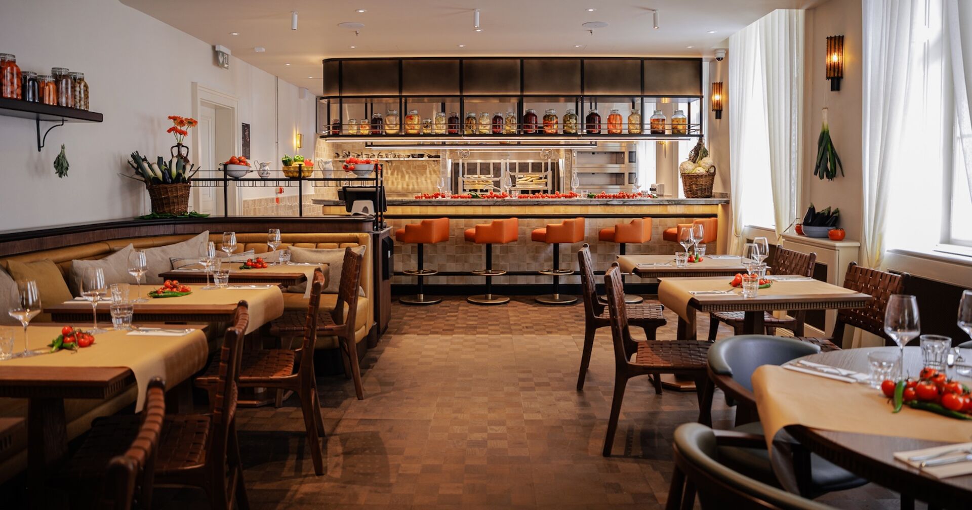 Sicht in den Gästebereich