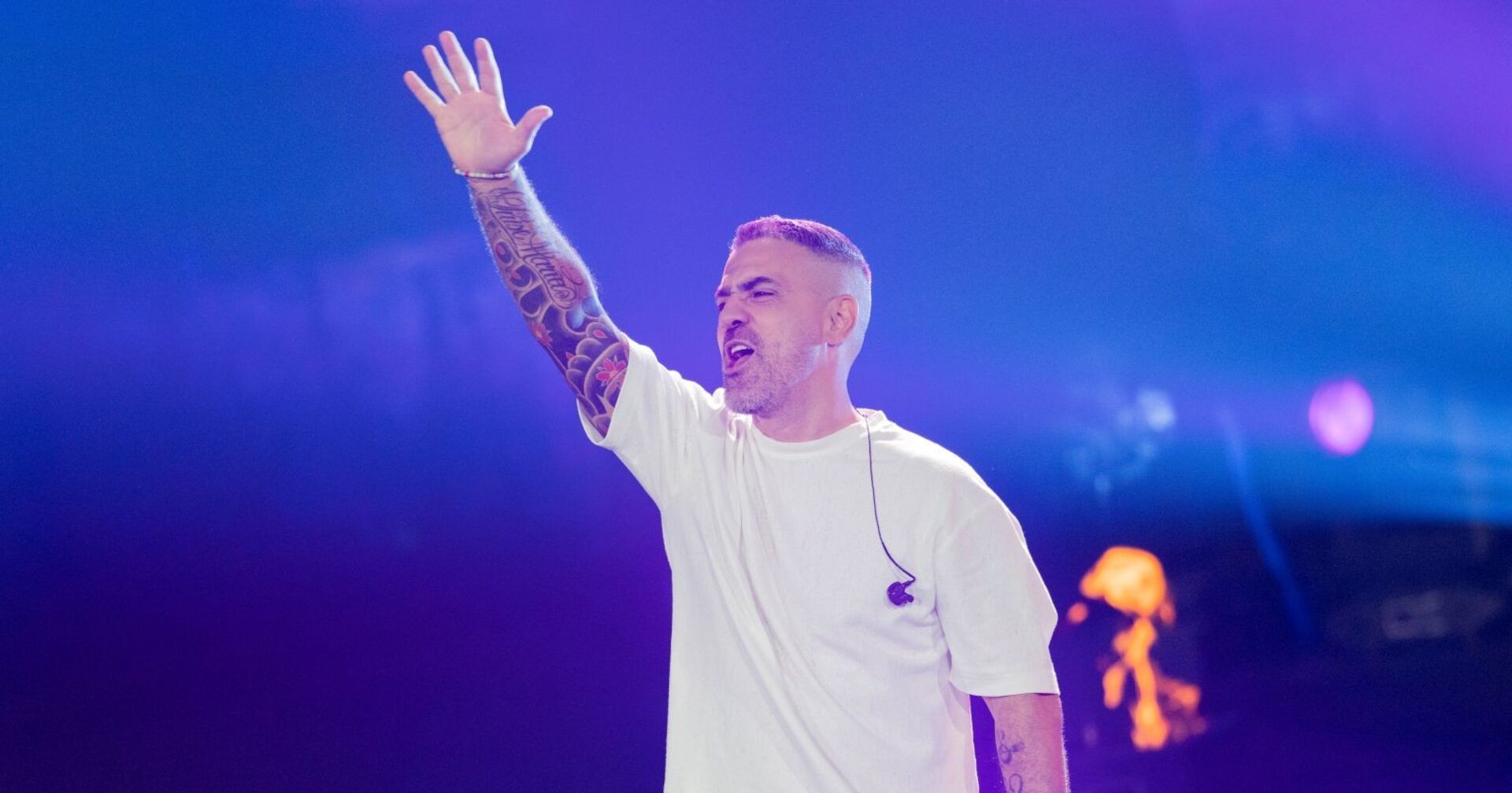 Bushido bei einem Auftritt im Rahmen des RTL-Castingformates Deutschland sucht den Superstar