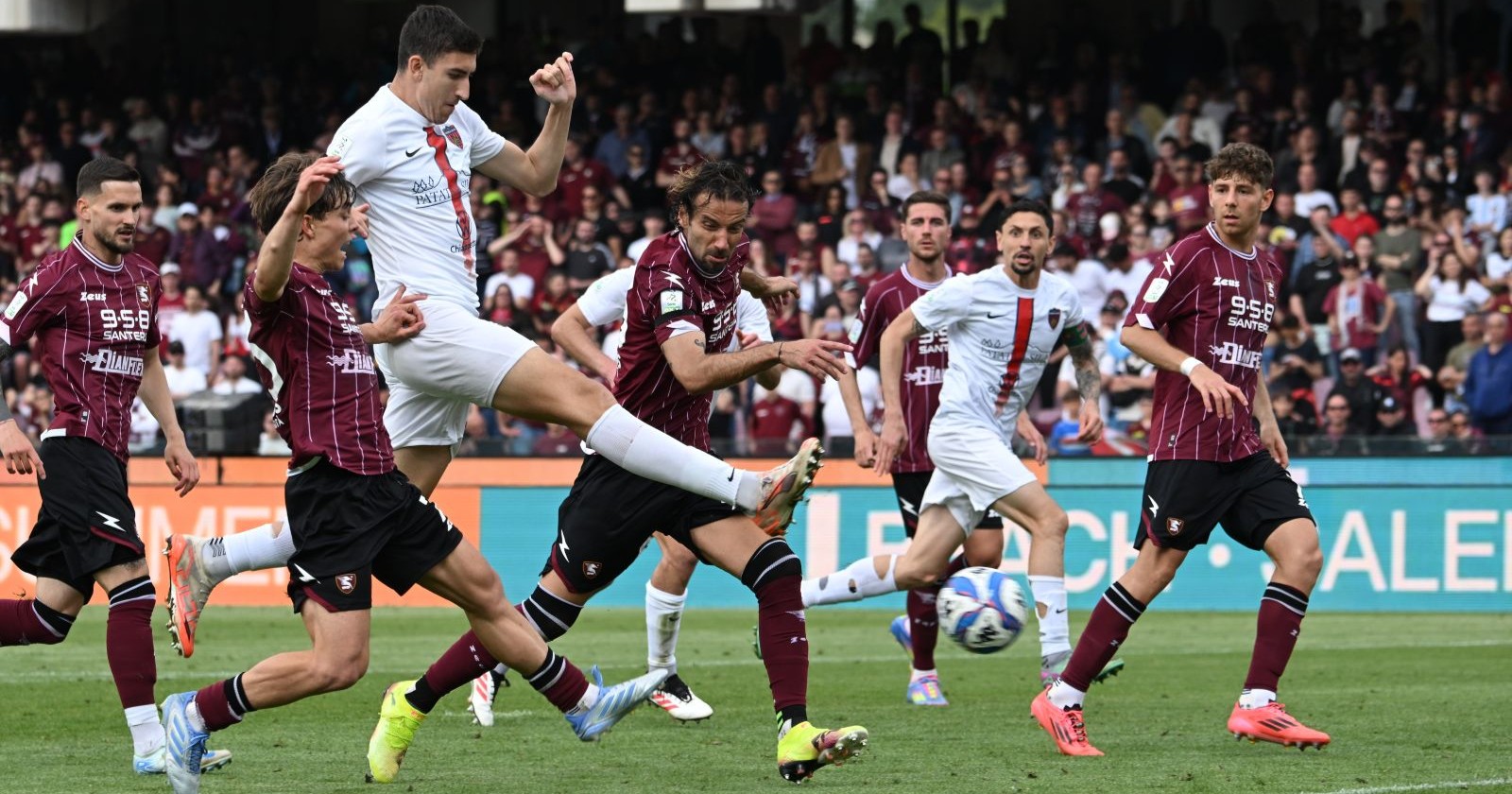 Salernitana-Spieler auf dem Feld