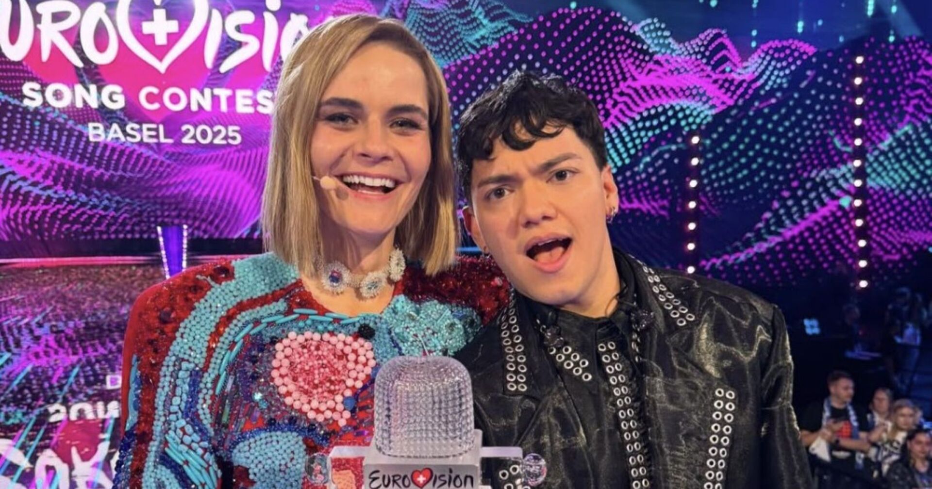 Hazel Brugger und Sieger JJ