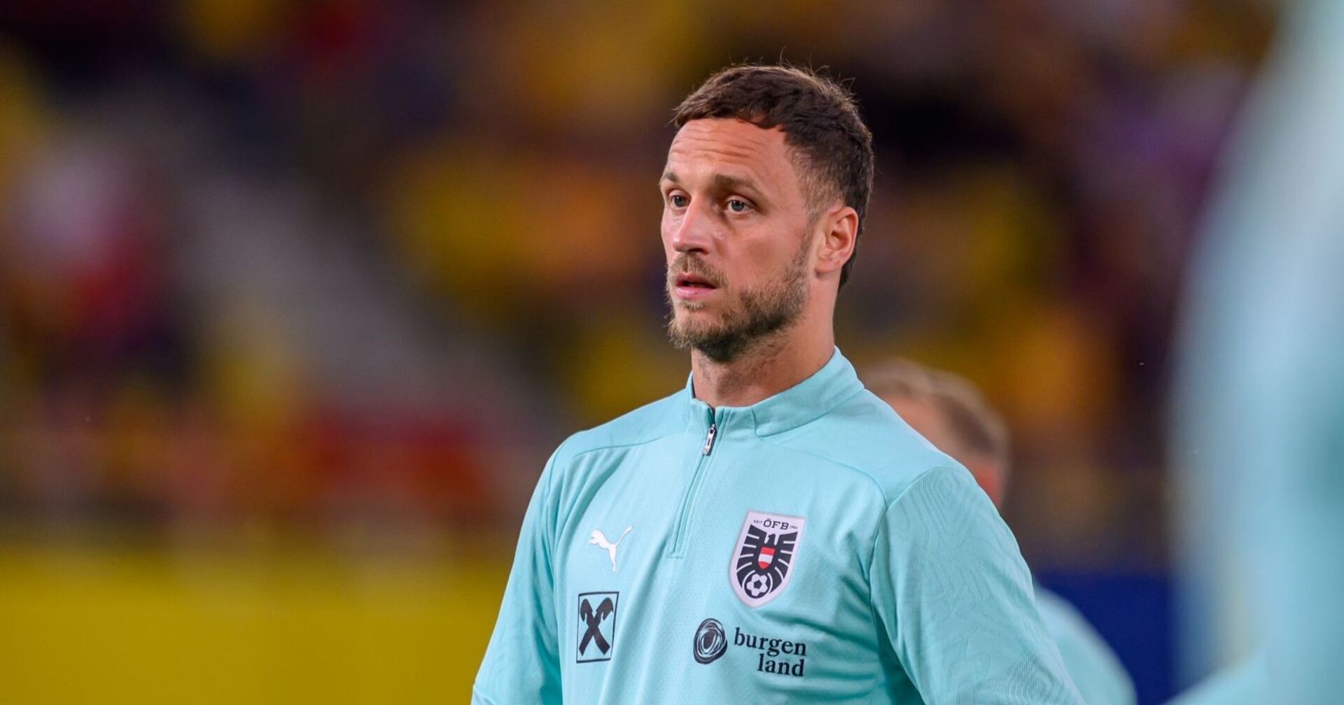 Marko Arnautović während des WM-Qualifikationsspiels zwischen Österreich und Rumänien am Samstag, dem 7. Juni 2025, in Wien